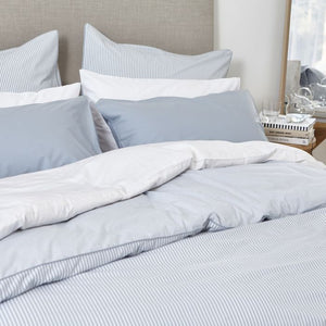 Blue Stripe Bedding Set