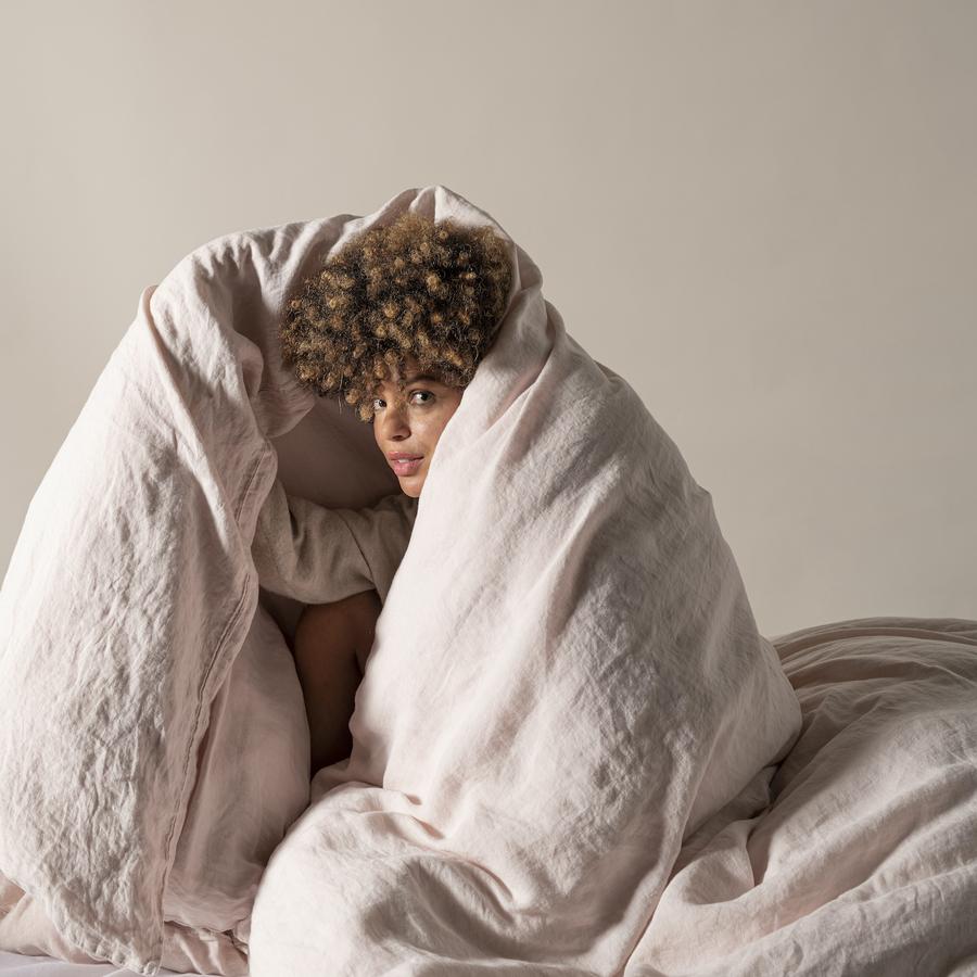 Rose Linen Bedding
