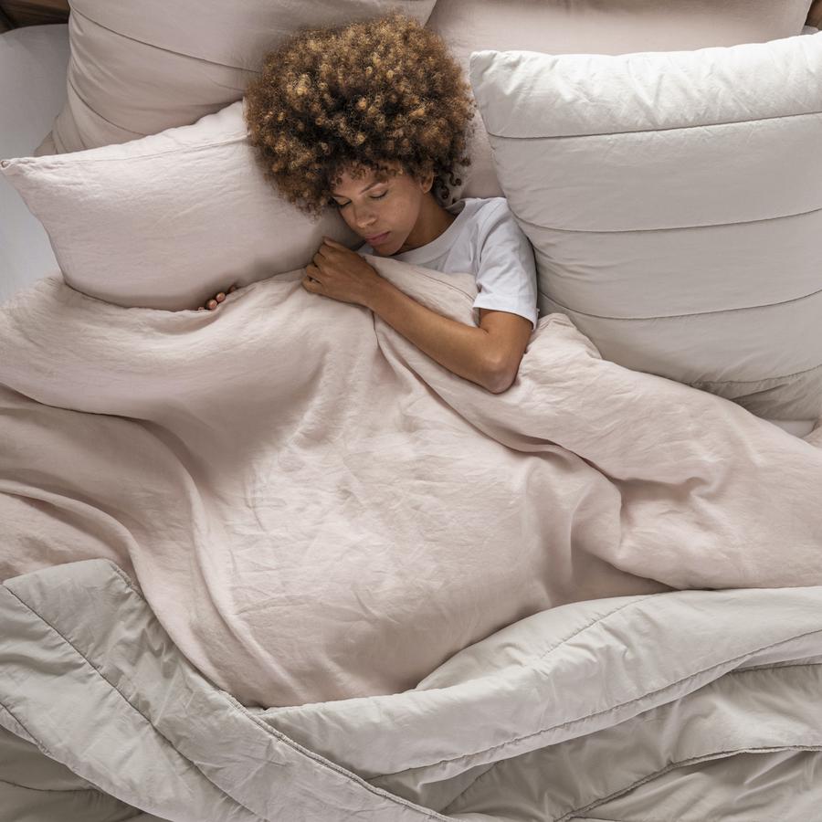 Rose Linen Bedding