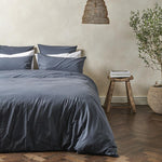 Load image into Gallery viewer, Ink Relaxed Cotton Bedding
