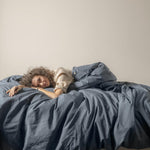 Load image into Gallery viewer, Ink Relaxed Cotton Bedding
