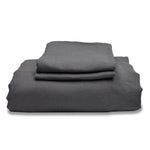 Load image into Gallery viewer, Grey Linen Duvet Set
