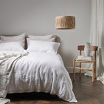 Load image into Gallery viewer, Snow Linen Bedding
